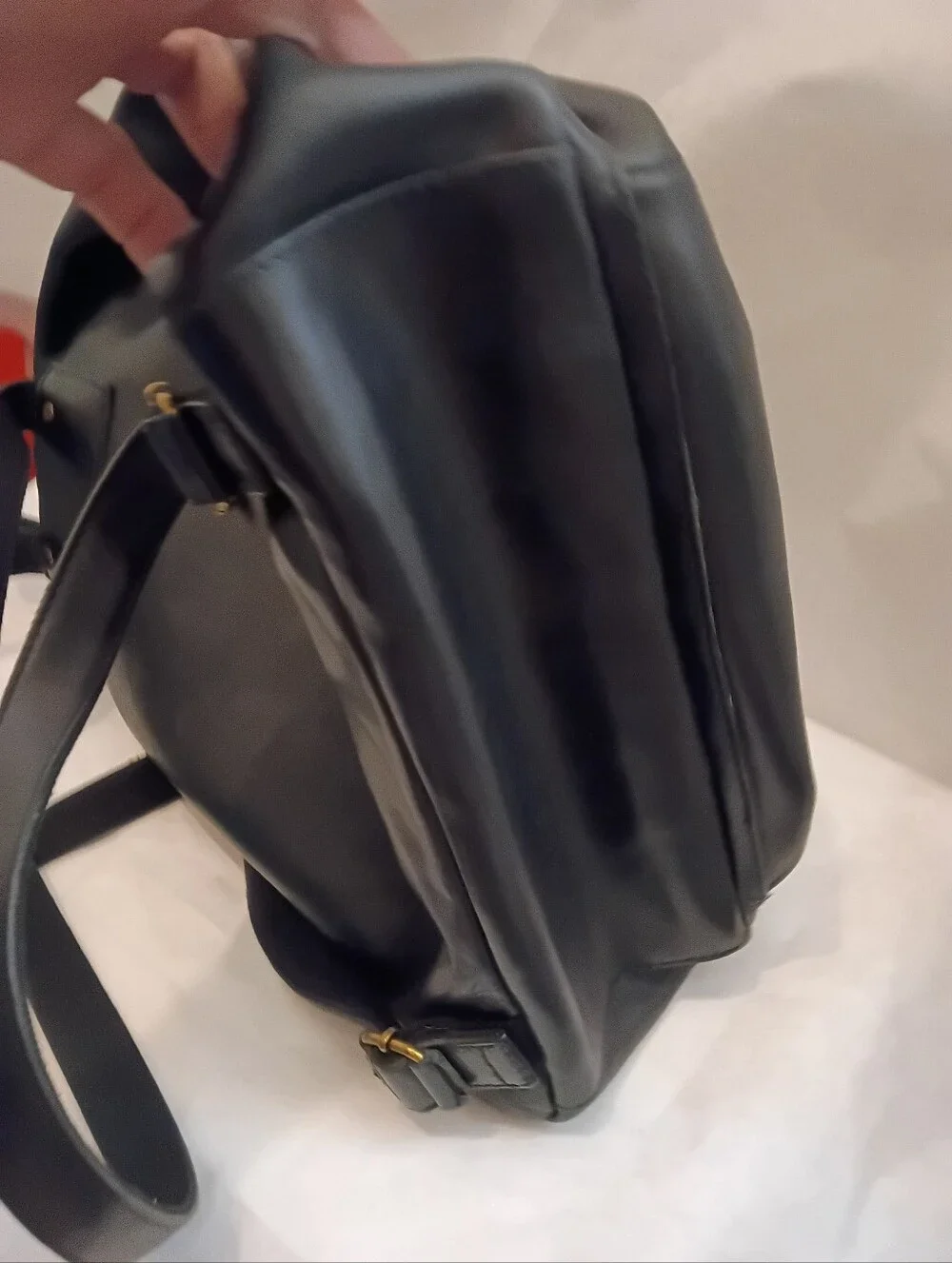 Madewell The Lorimer backpack, black leather